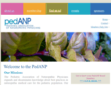 Tablet Screenshot of pedanp.org